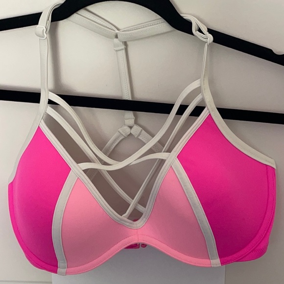 PINK Victoria's Secret Other - PINK Pink Color Block Bikini Top Small